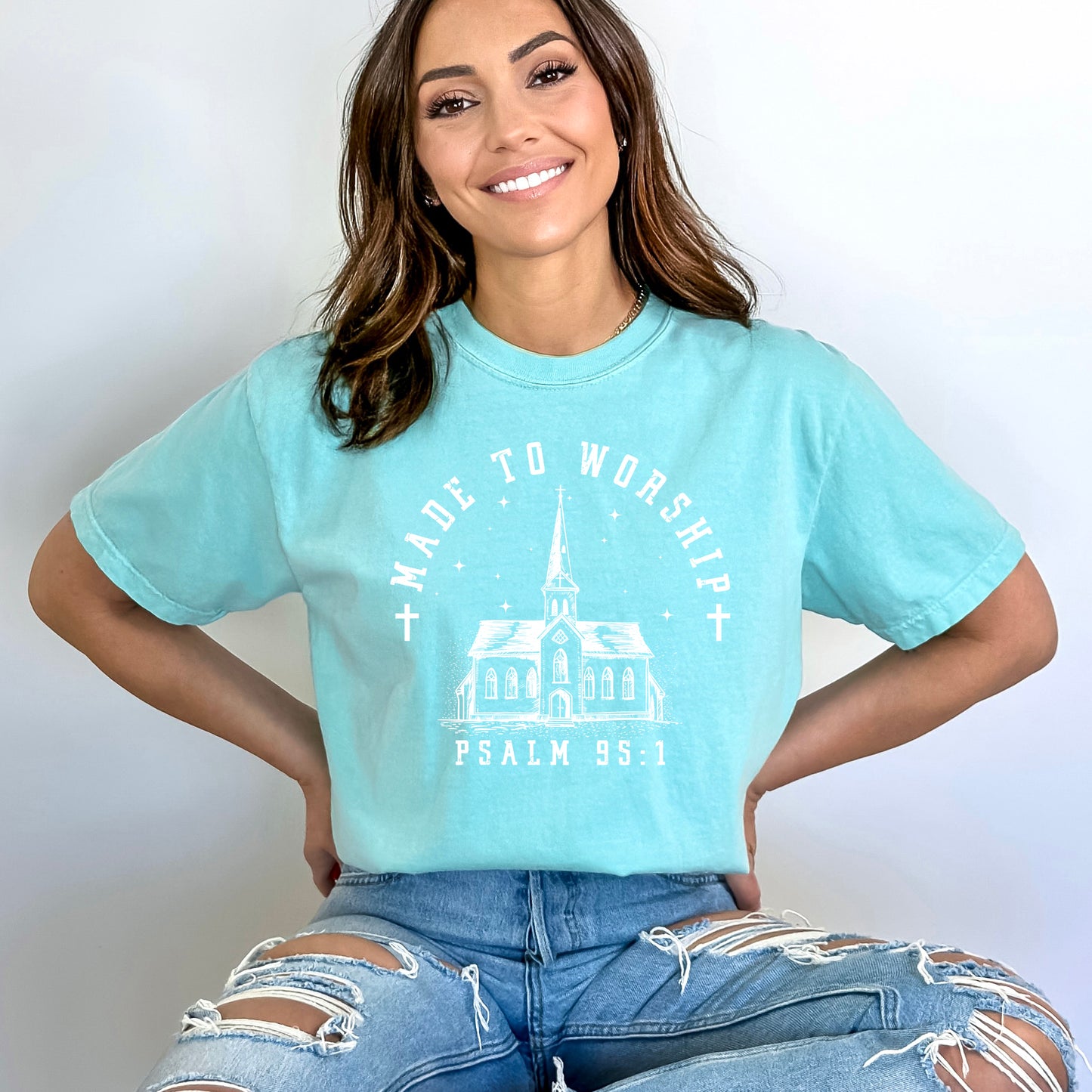 Made To Worship Psalm | Garment Dyed Tee