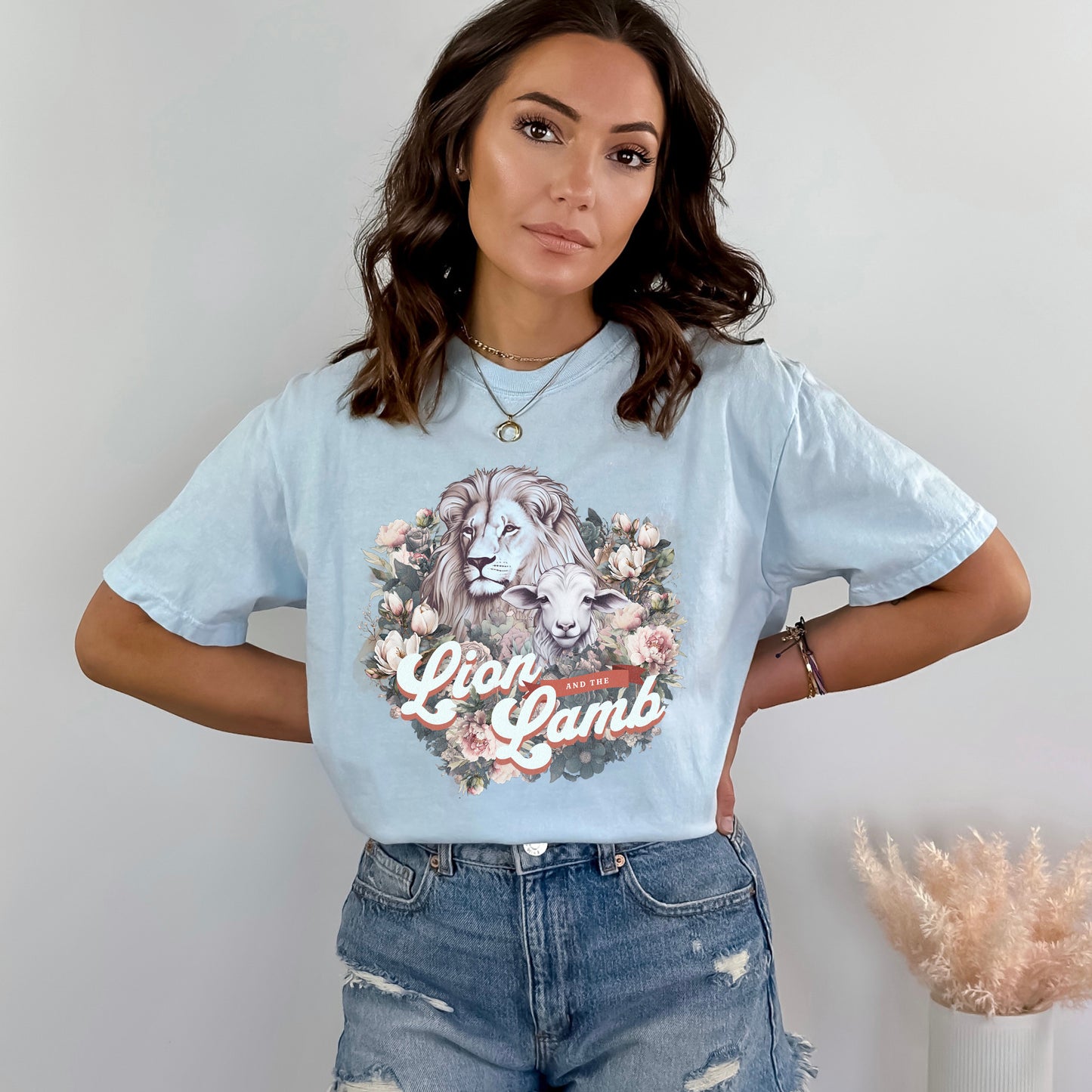 Lion And The Lamb | Garment Dyed Tee