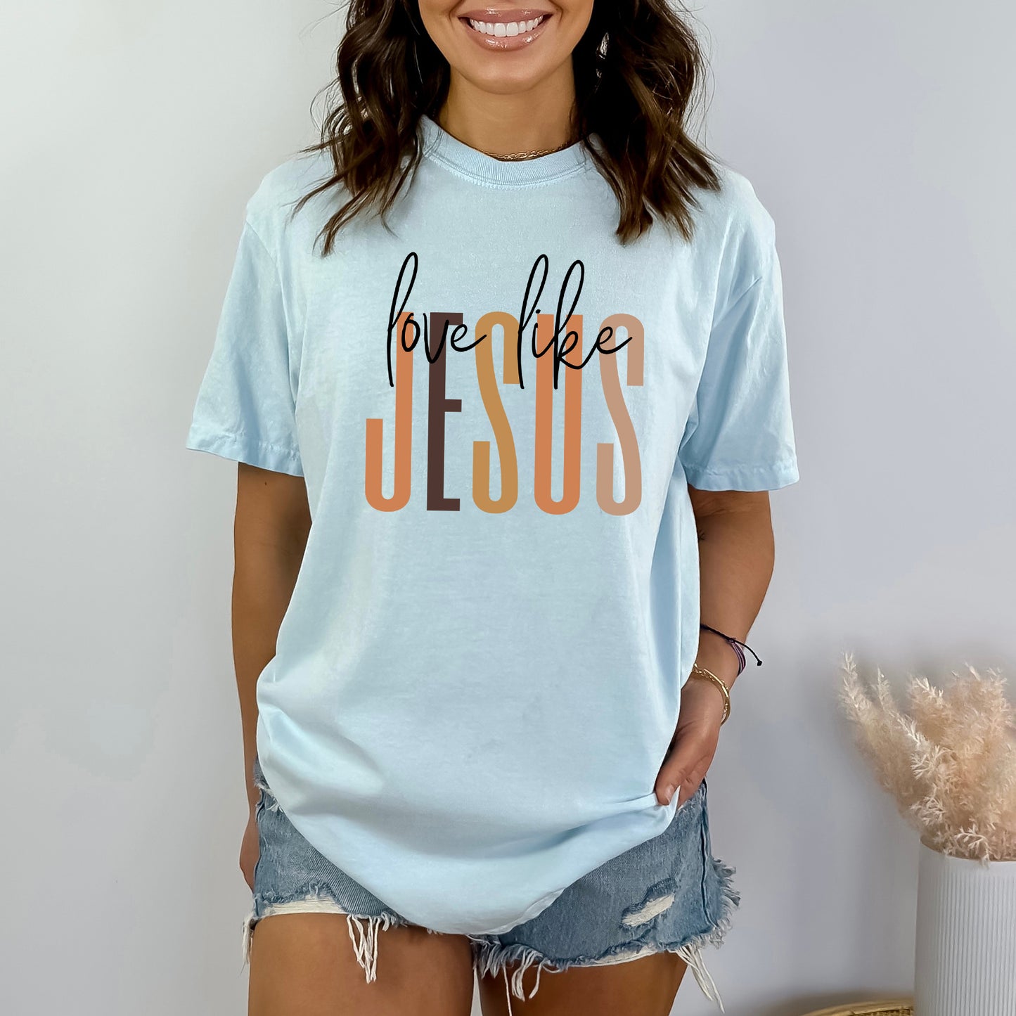 Love Like Jesus Neutrals | Garment Dyed Tee