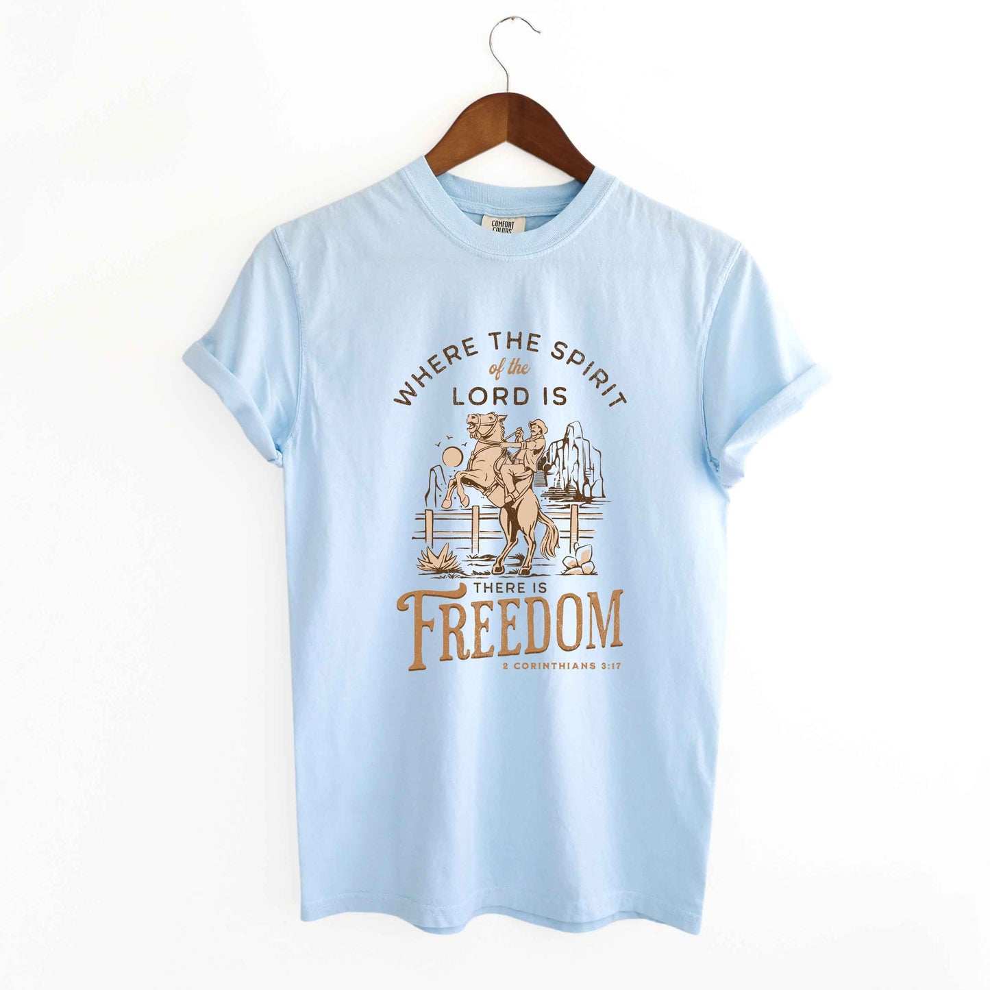Spirit Of The Lord Freedom | Garment Dyed Tee
