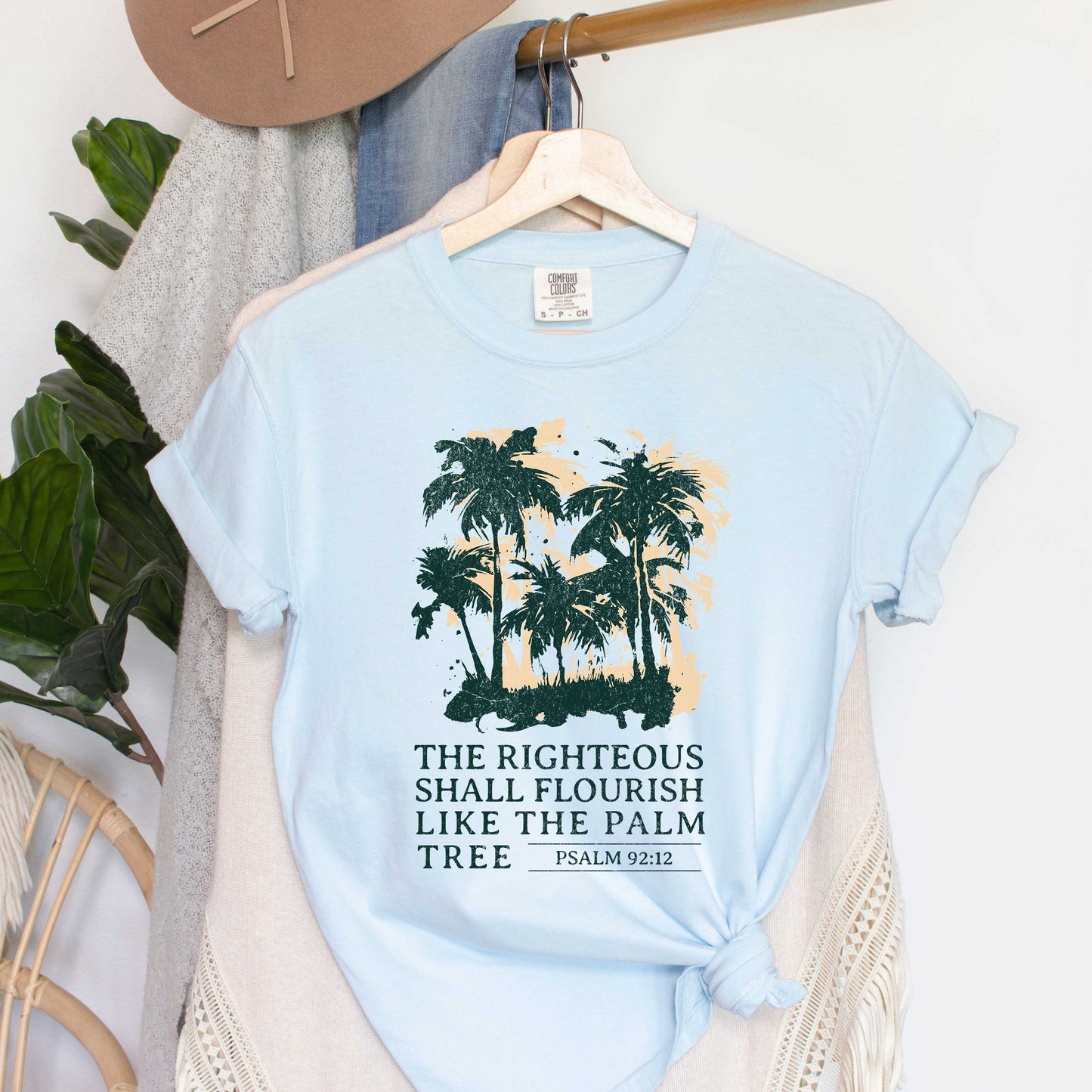 Righteous Flourish | Garment Dyed Tee