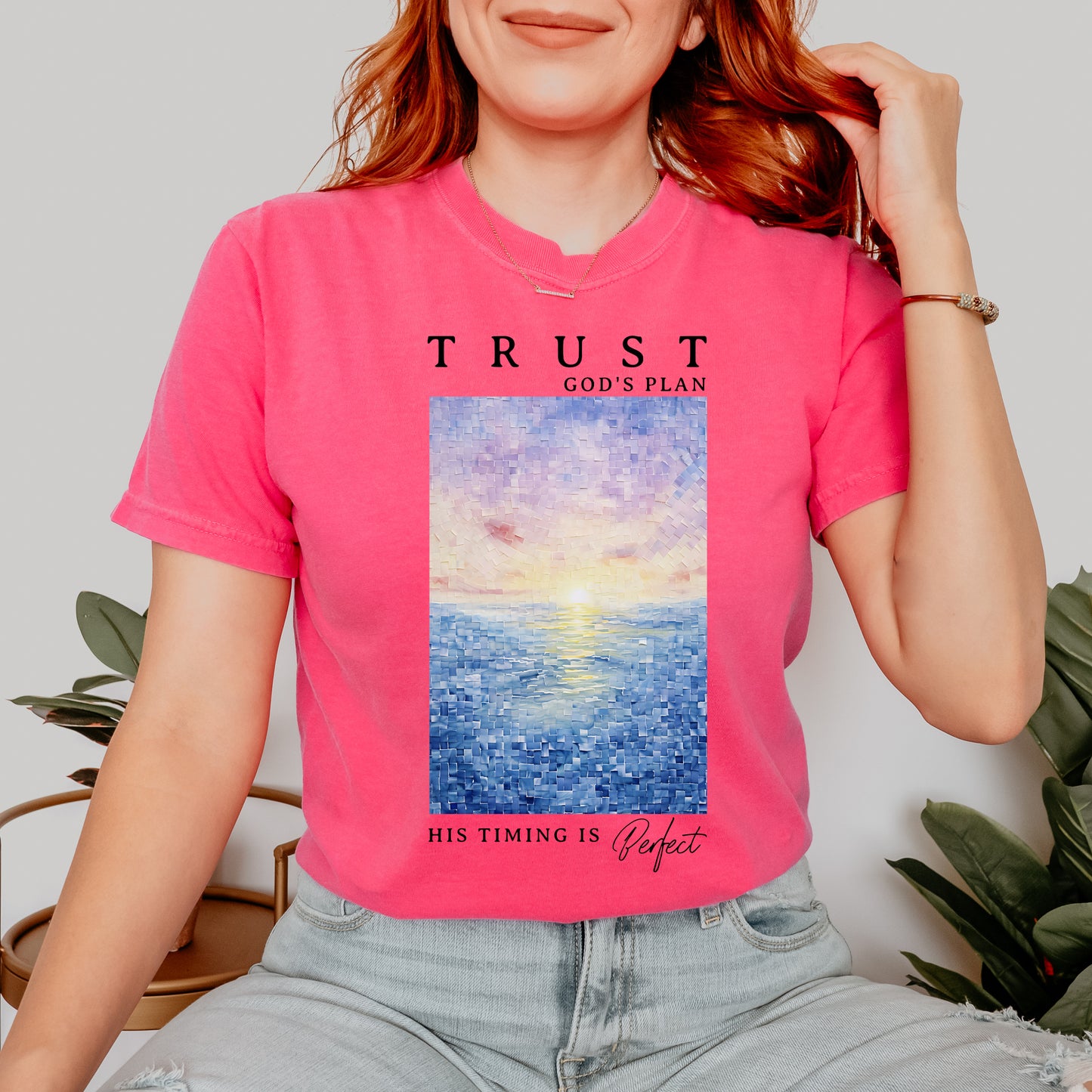 Trust God's Plan | Garment Dyed Tee