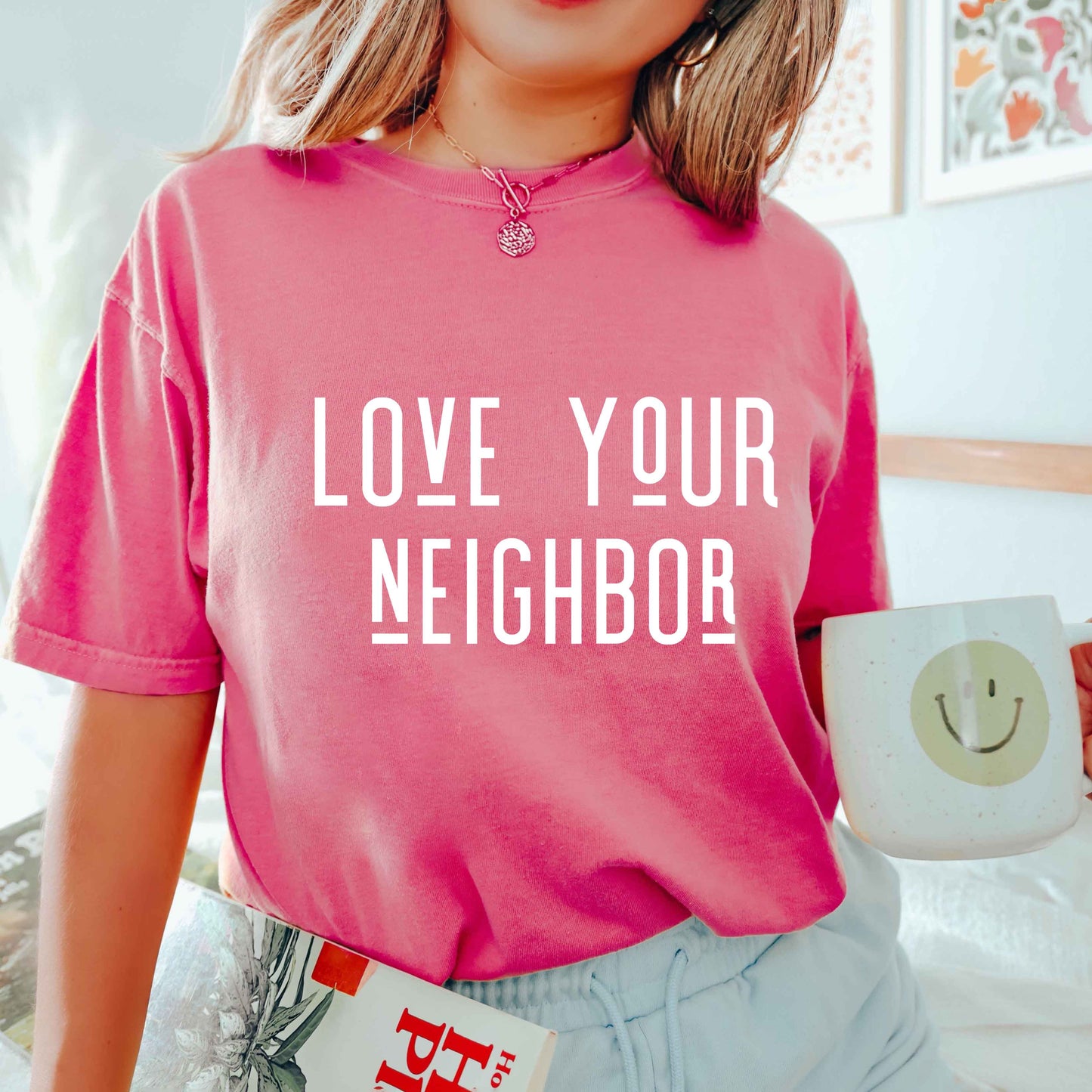 Love Your Neighbor | Garment Dyed Tee