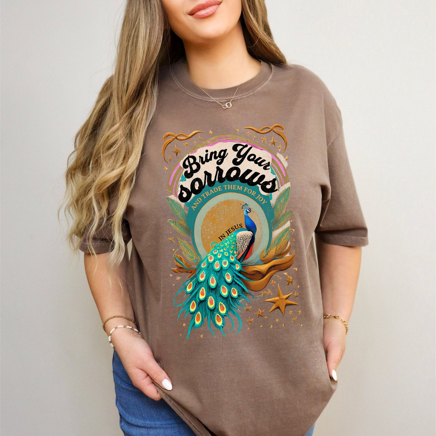 Bring Your Sorrows | Garment Dyed Tee