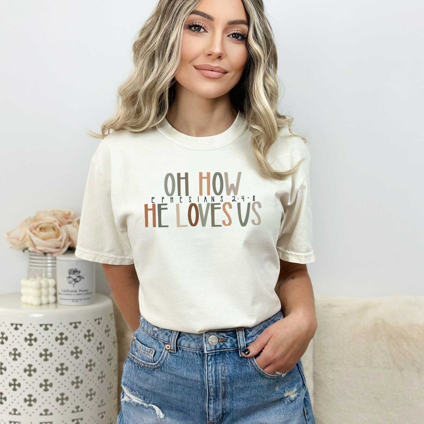How He Loves Us | Garment Dyed Tee