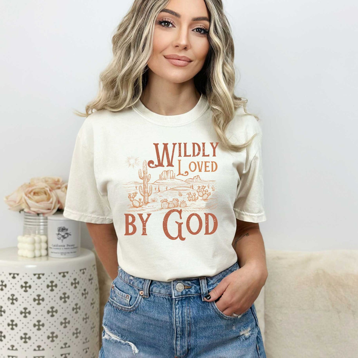 Wildly Loved Cactus | Garment Dyed Tee