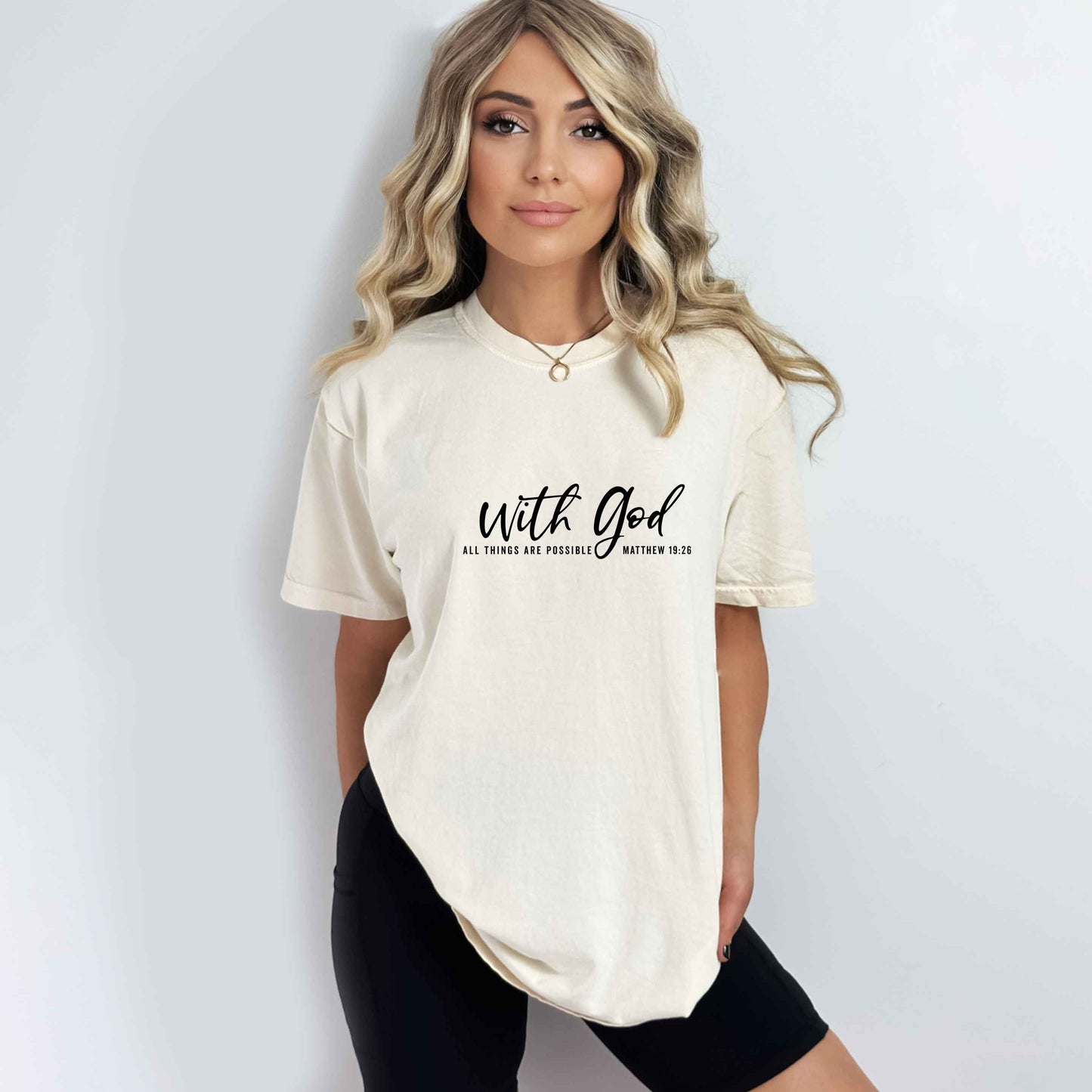 With God | Garment Dyed Tee