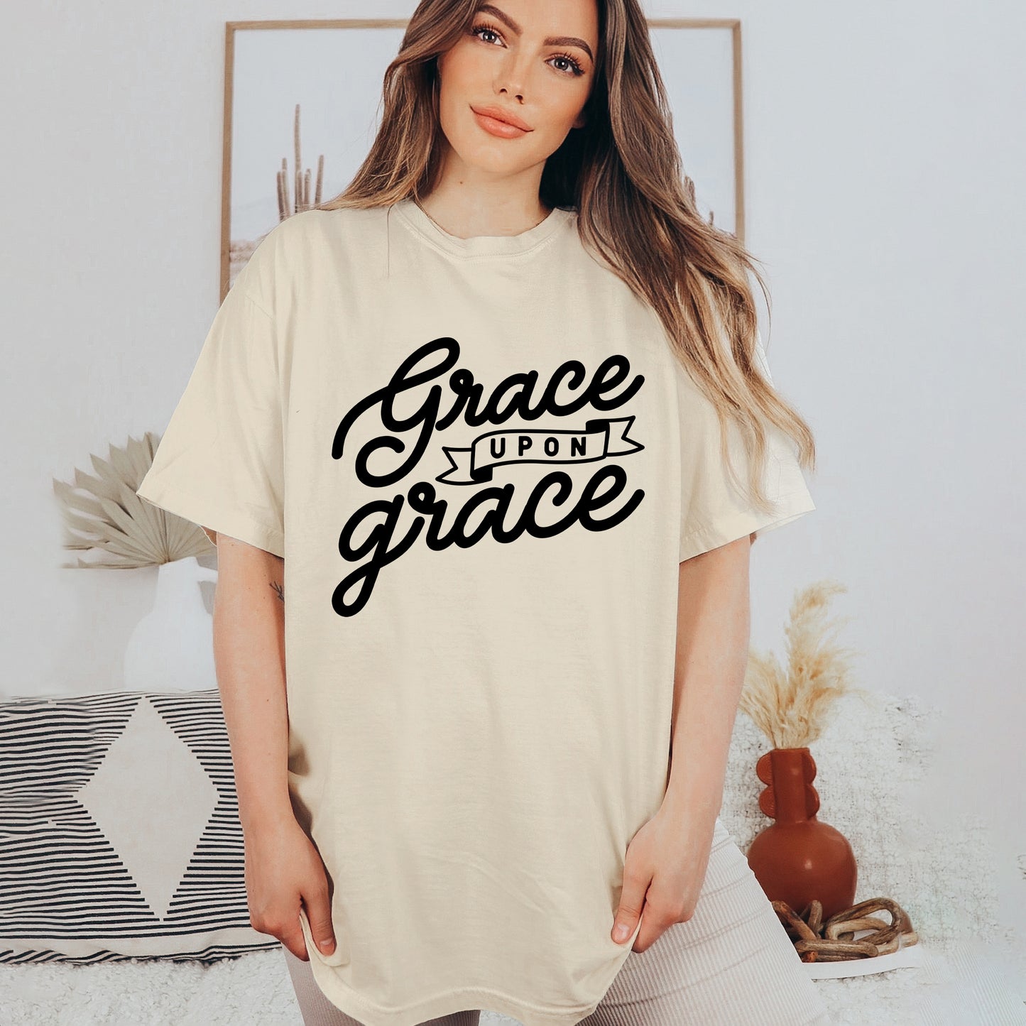 Grace Upon Grace | Garment Dyed Tee