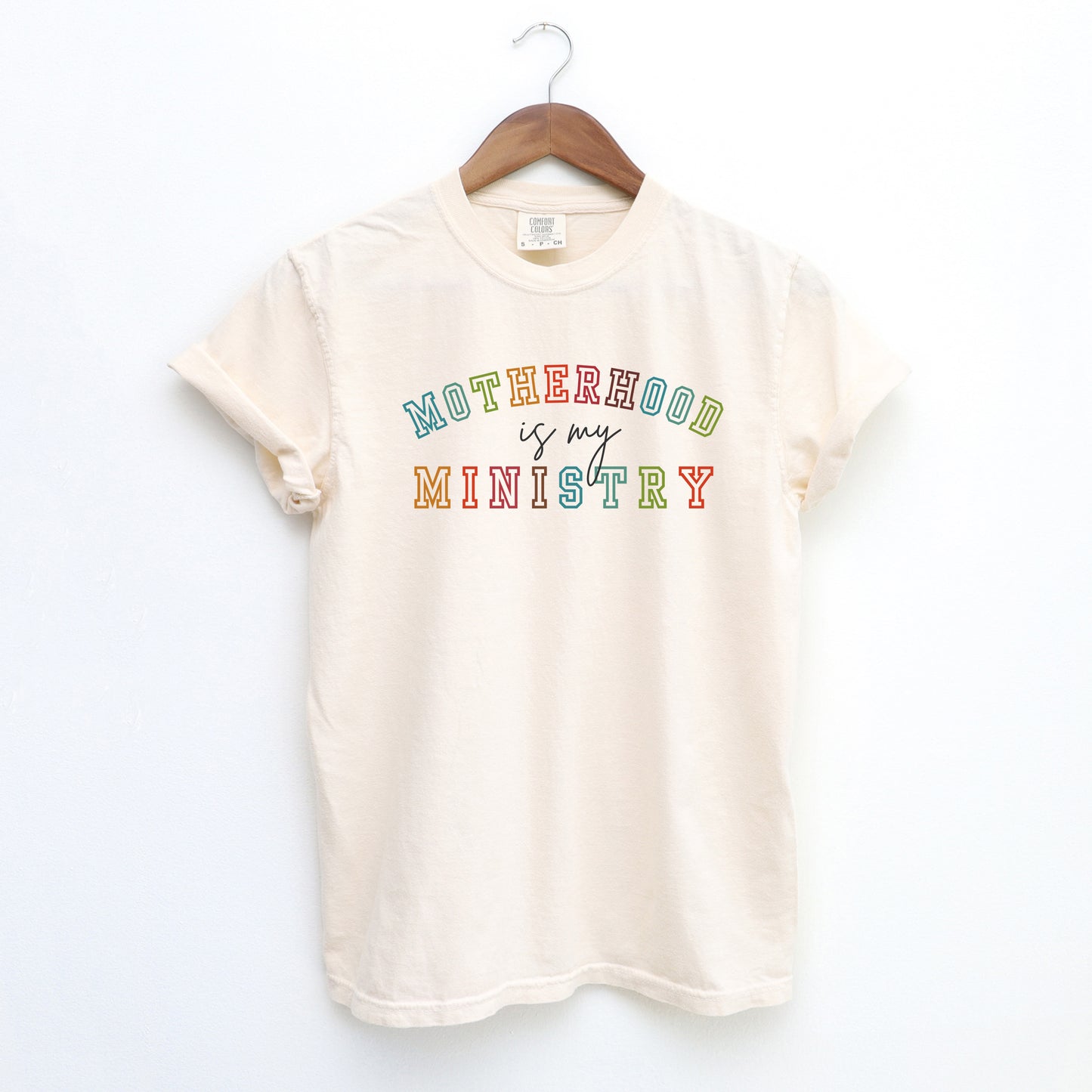 Motherhood Is My Ministry | Garment Dyed Tee