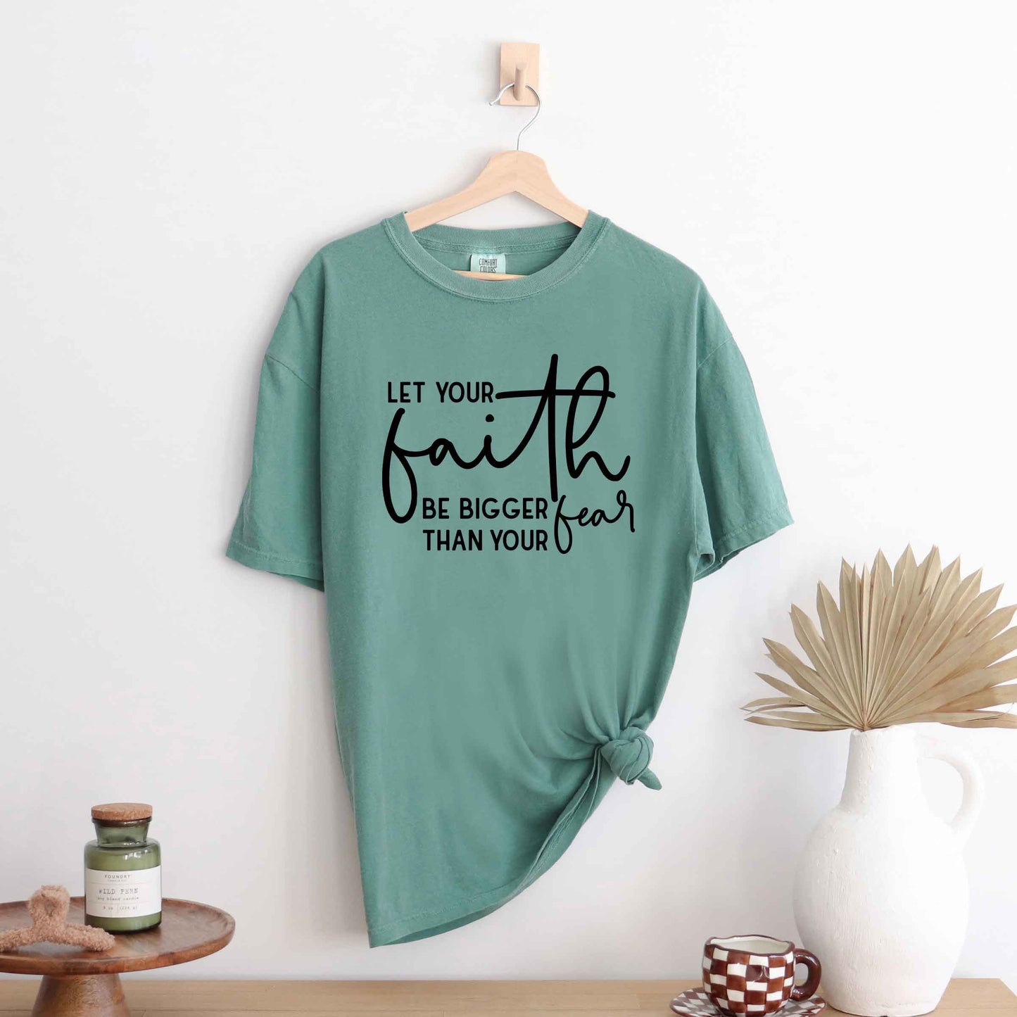Faith Bigger Than Fear | Short Sleeve Crew Neck