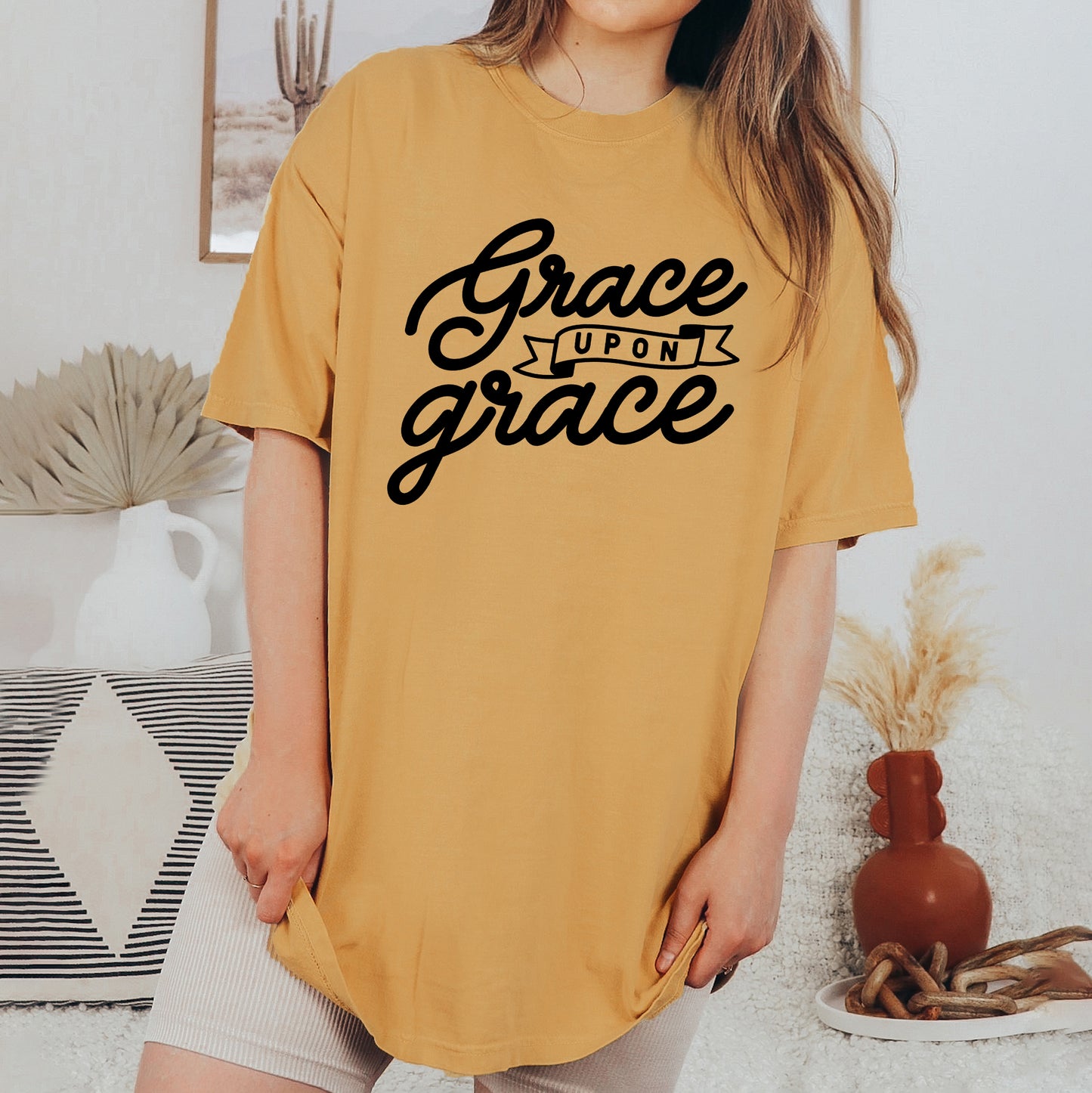 Grace Upon Grace | Garment Dyed Tee