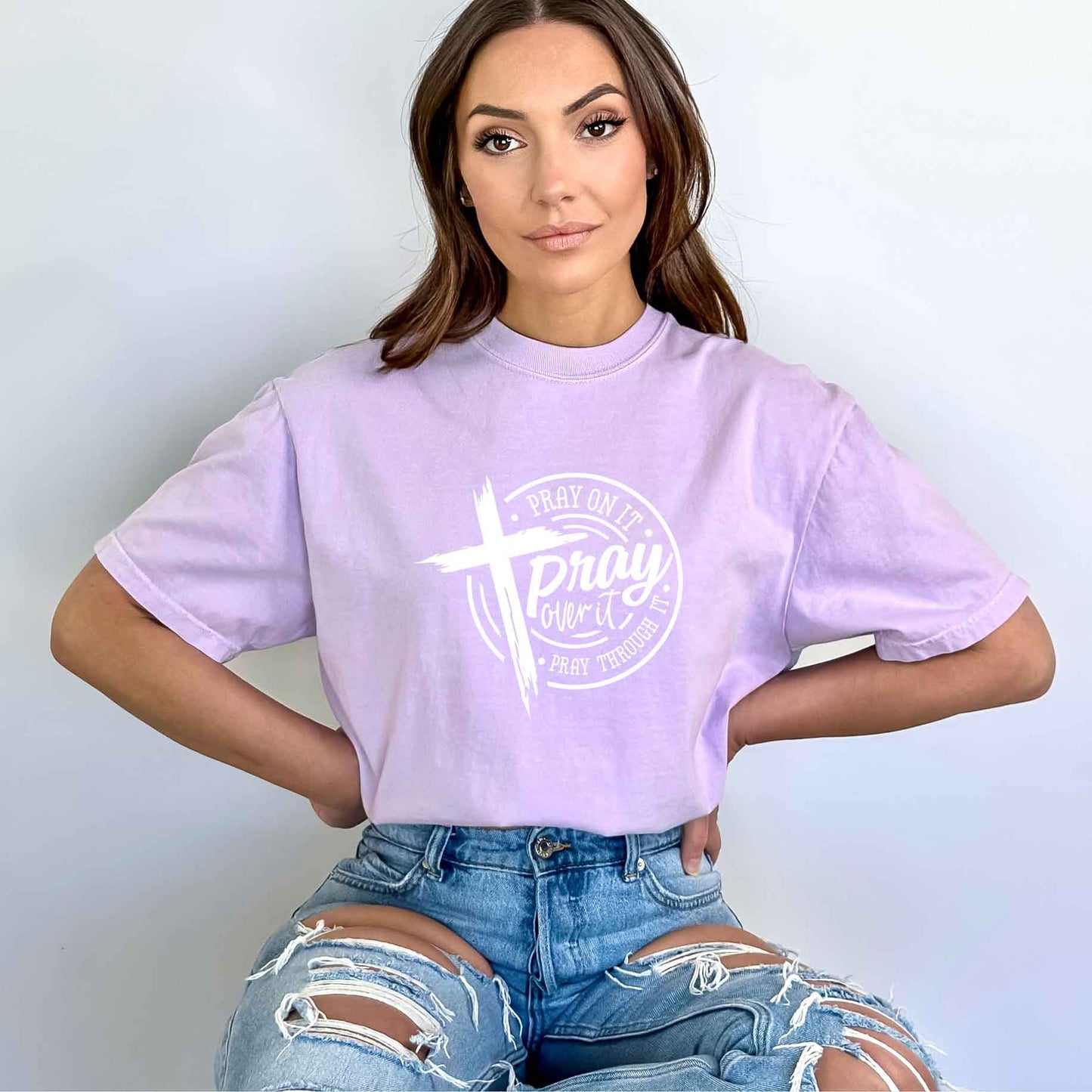 Pray Over It | Garment Dyed Tee
