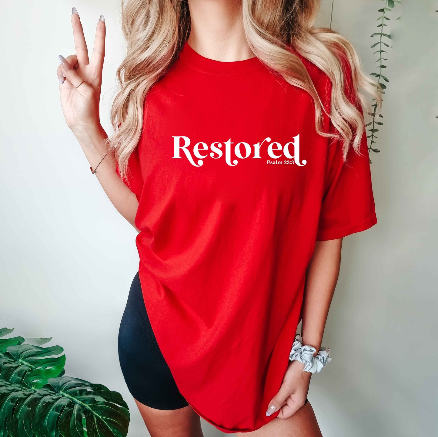 Restored Scripture | Garment Dyed Tee