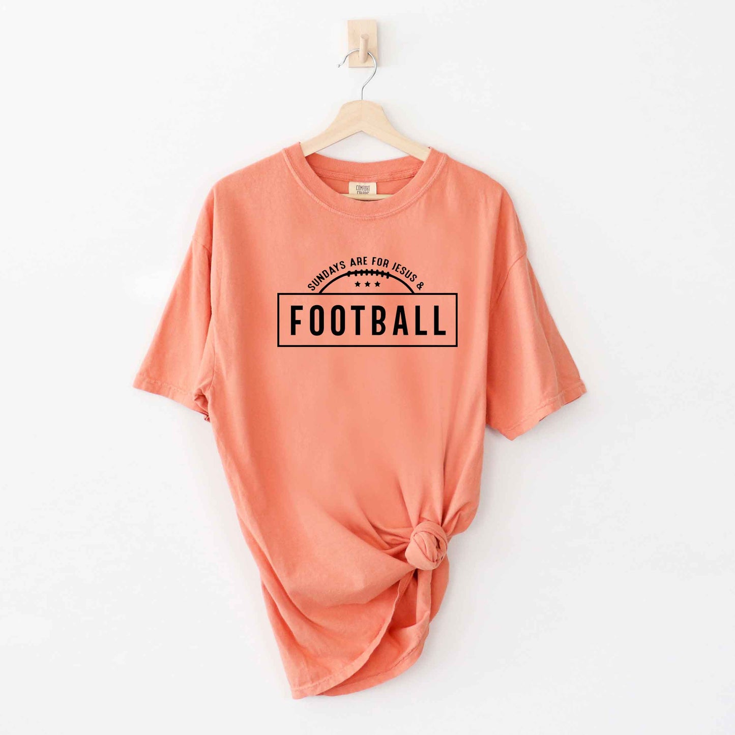 Jesus and Football | Garment Dyed Tee