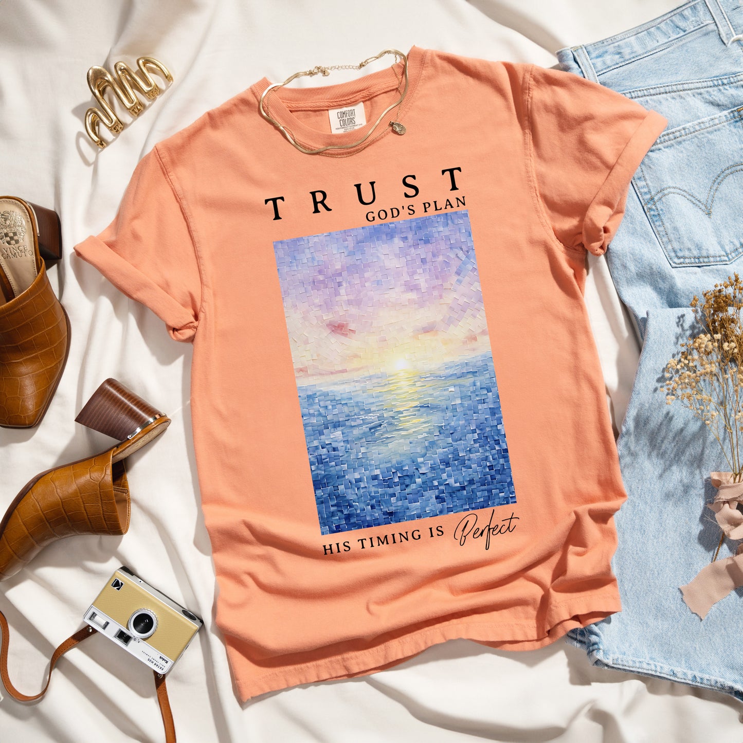 Trust God's Plan | Garment Dyed Tee