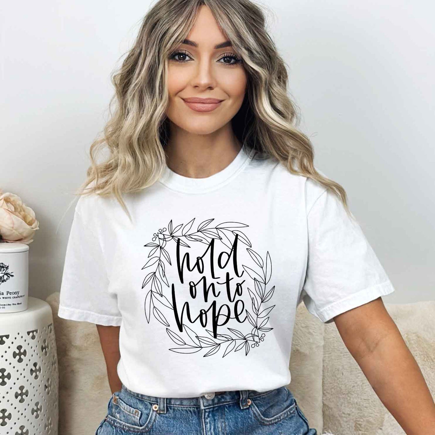 Hold On To Hope | Short Sleeve Crew Neck