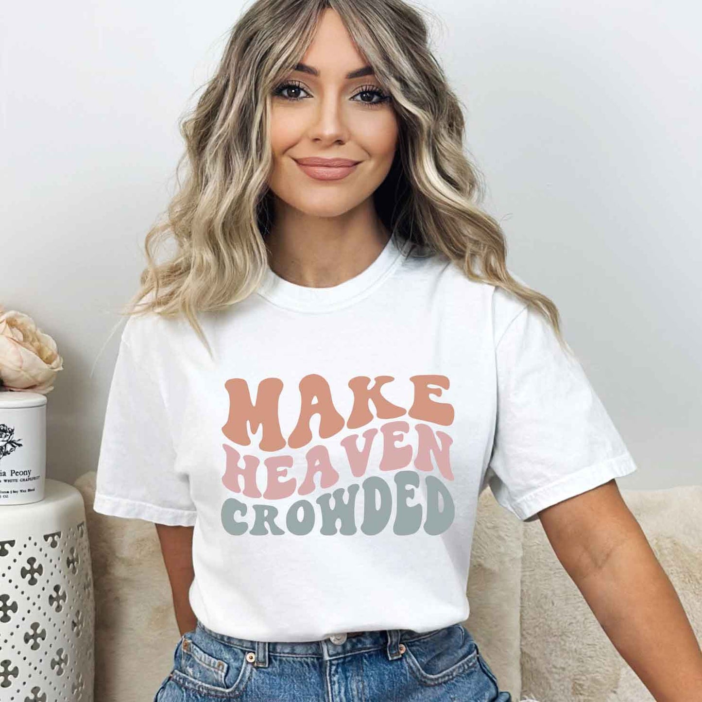 Make Heaven Crowded Wavy | Garment Dyed Tee