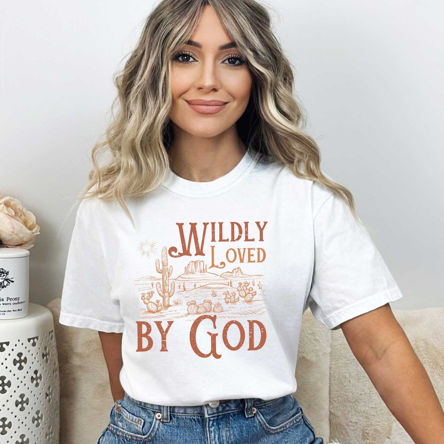 Wildly Loved Cactus | Garment Dyed Tee
