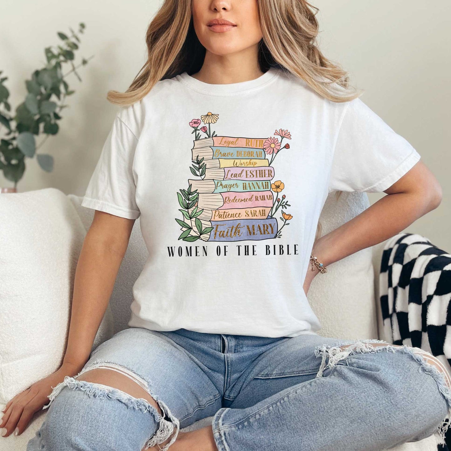 Women Of The Bible | Garment Dyed Tee