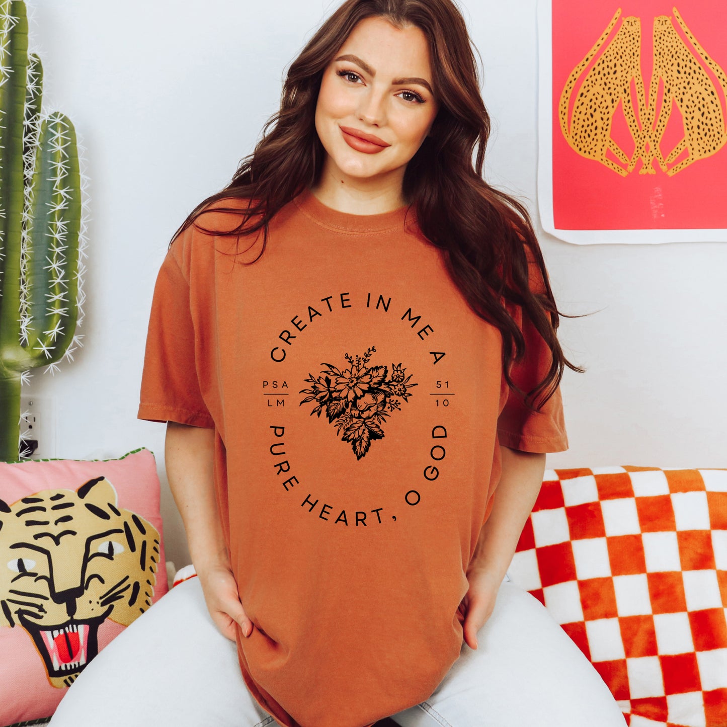 Create In Me A Pure Heart | Garment Dyed Tee