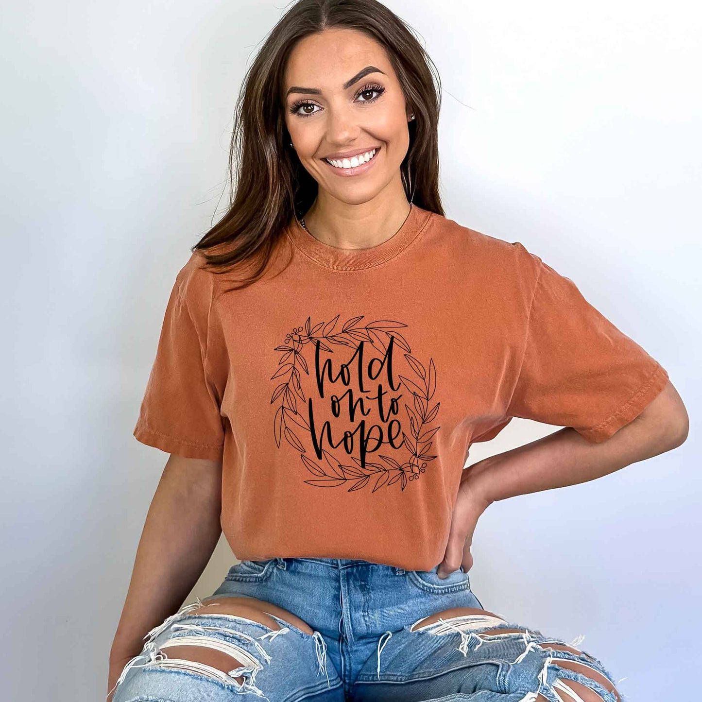 Hold On To Hope | Short Sleeve Crew Neck