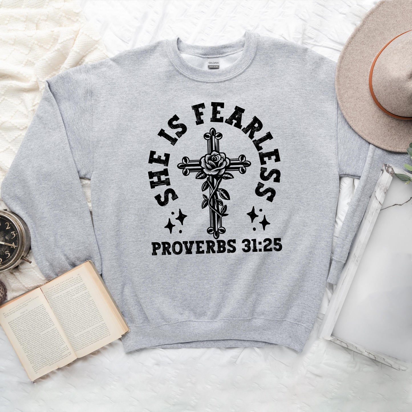 She Is Fearless | Graphic Sweatshirt