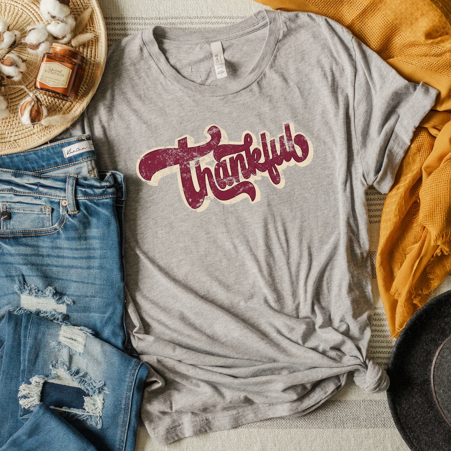 Thankful Retro | Short Sleeve Crewneck