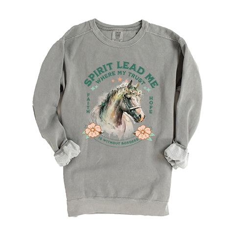 Spirit Lead Me | Garment Dyed Sweatshirt