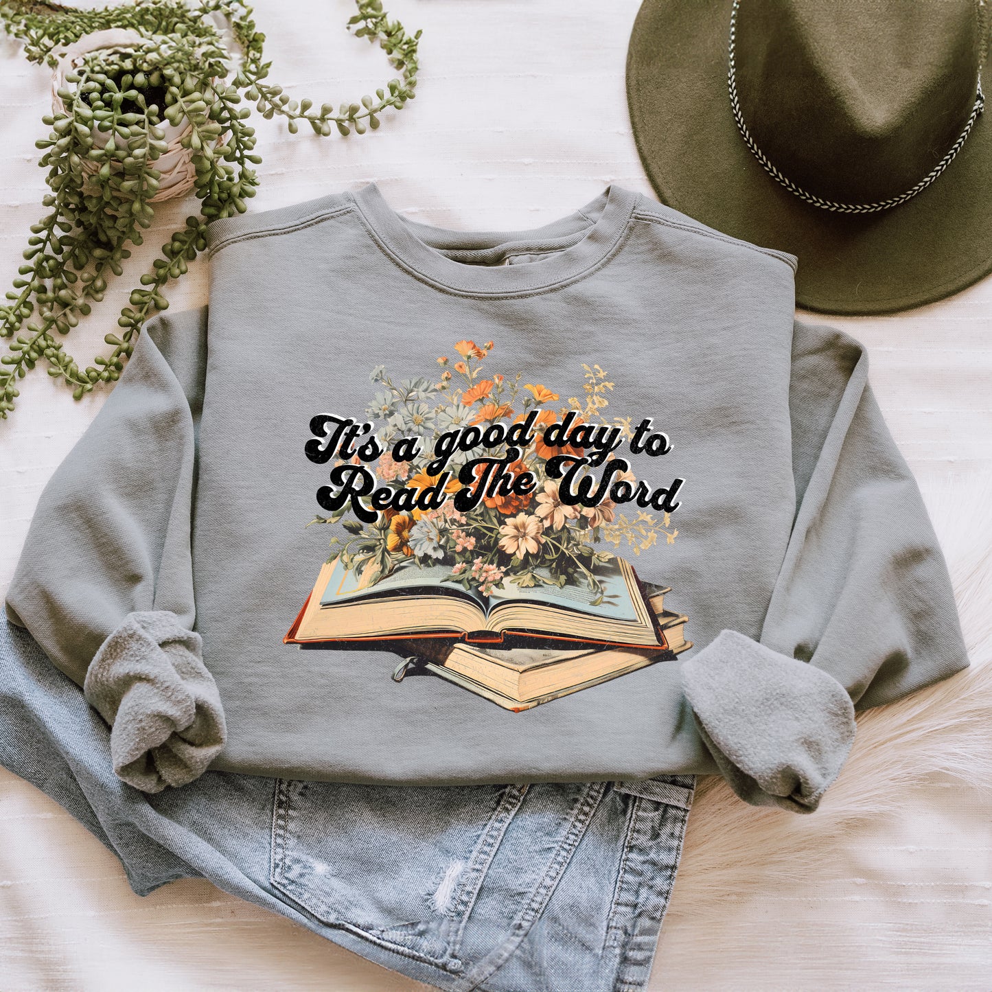 Read The Word | Garment Dyed Sweatshirt