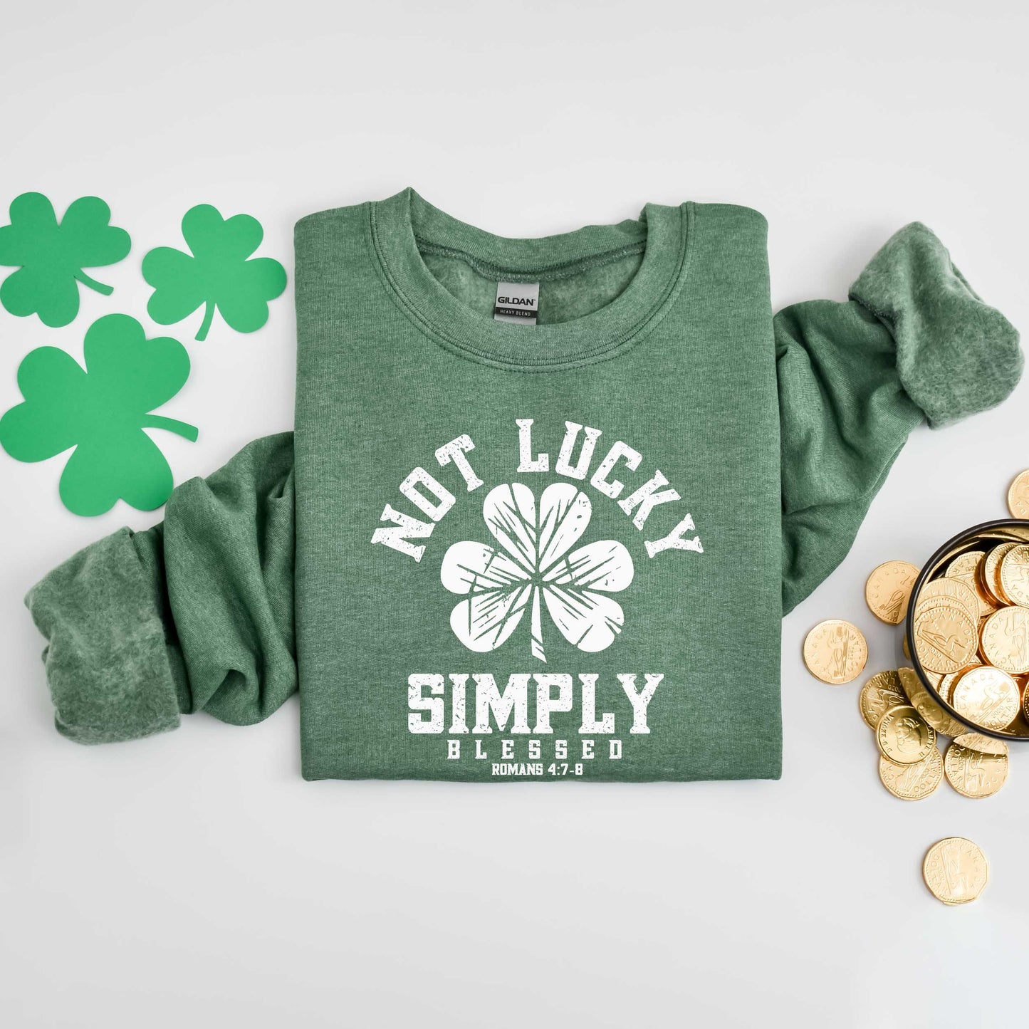 Not Blessed Lucky Clover | Sweatshirt
