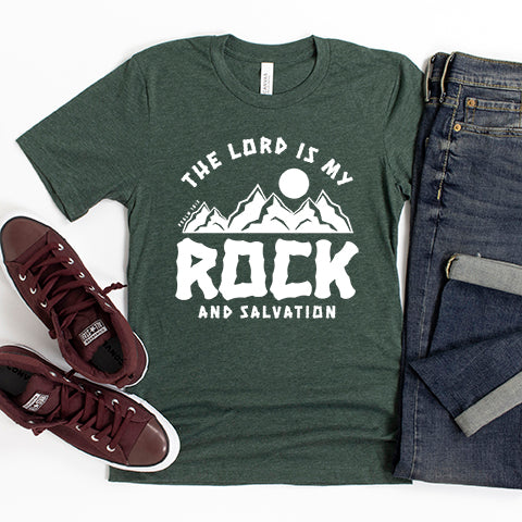 The Lord Is My Rock Youth Short Sleeve Crew