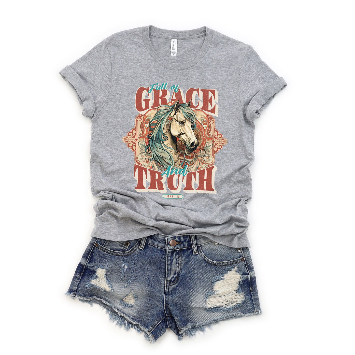 Grace Horse | Short Sleeve Crew Neck