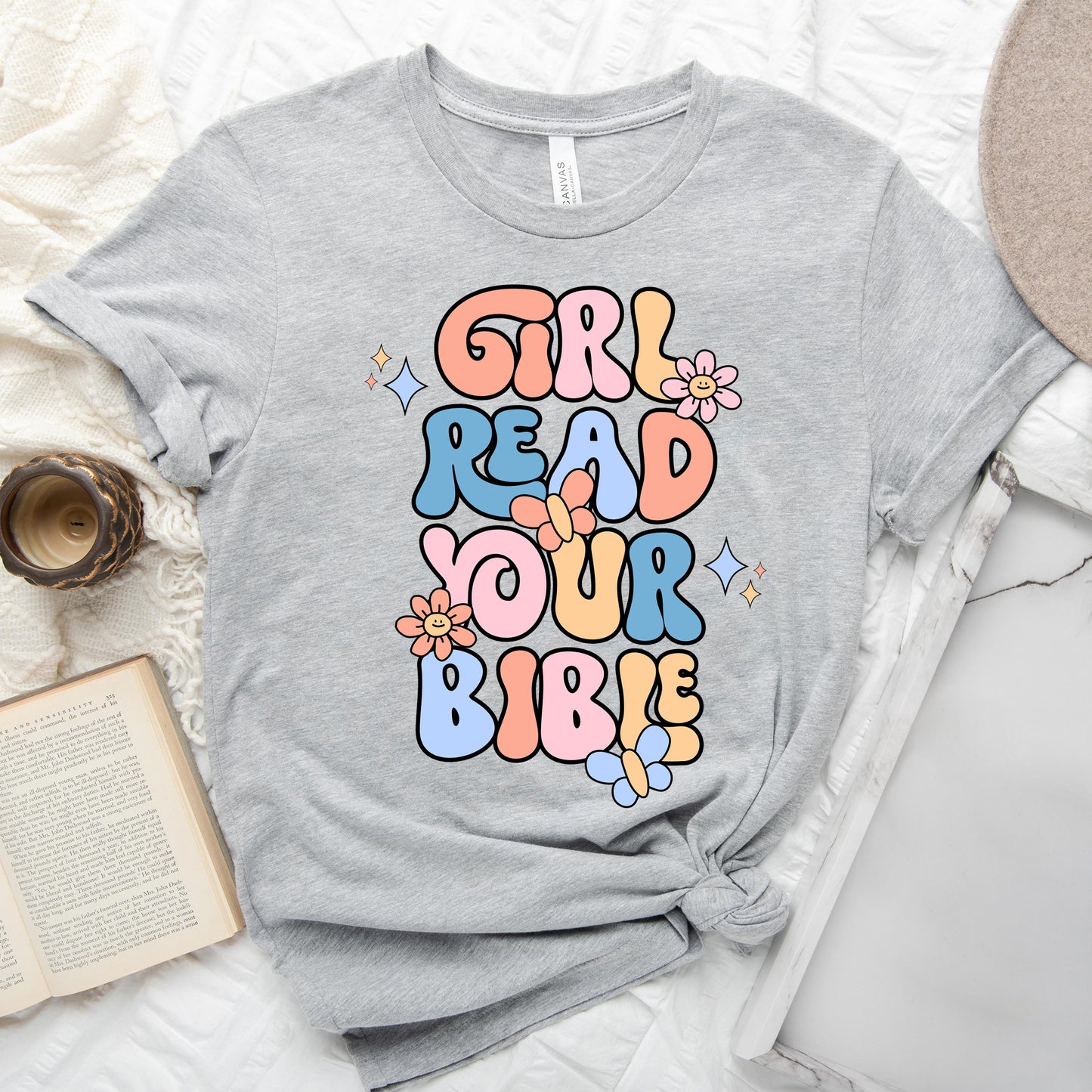Girl Read Your Bible | Short Sleeve Crew Neck