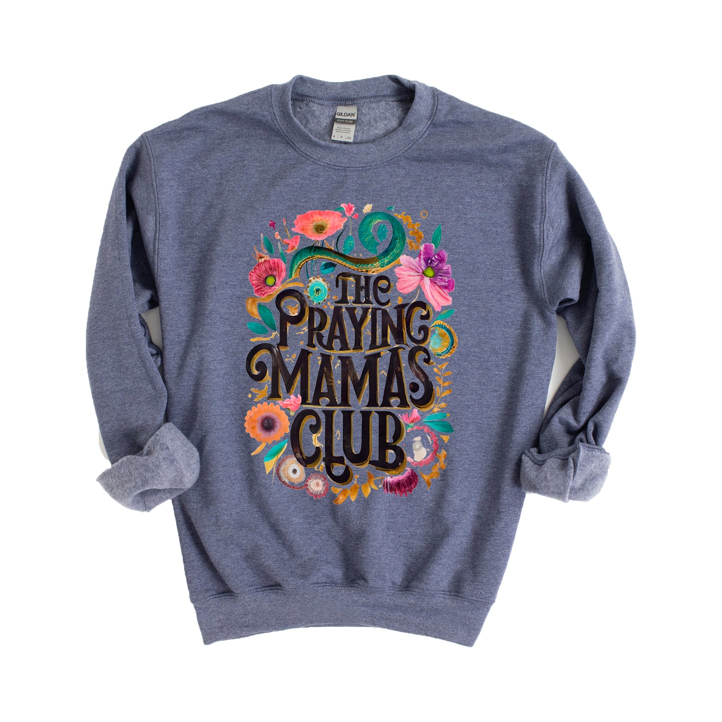 Praying Mama Club Floral | Graphic Sweatshirt