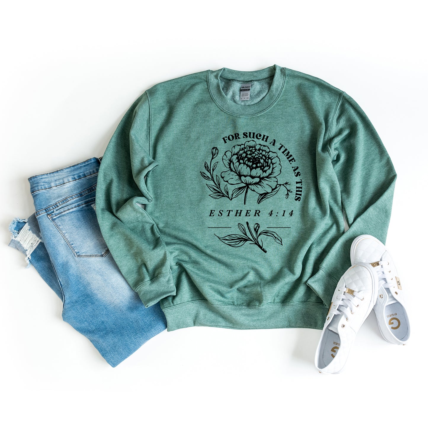 For Such A Time As This Flower| Graphic Sweatshirt