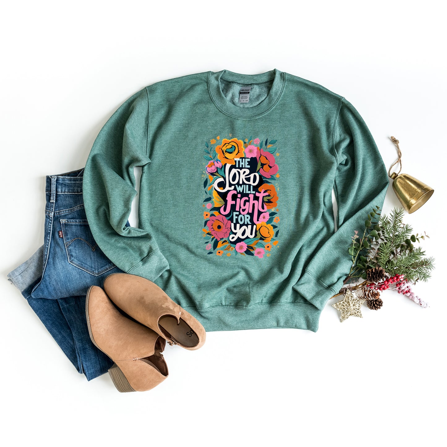 The Lord Will Fight For You| Graphic Sweatshirt