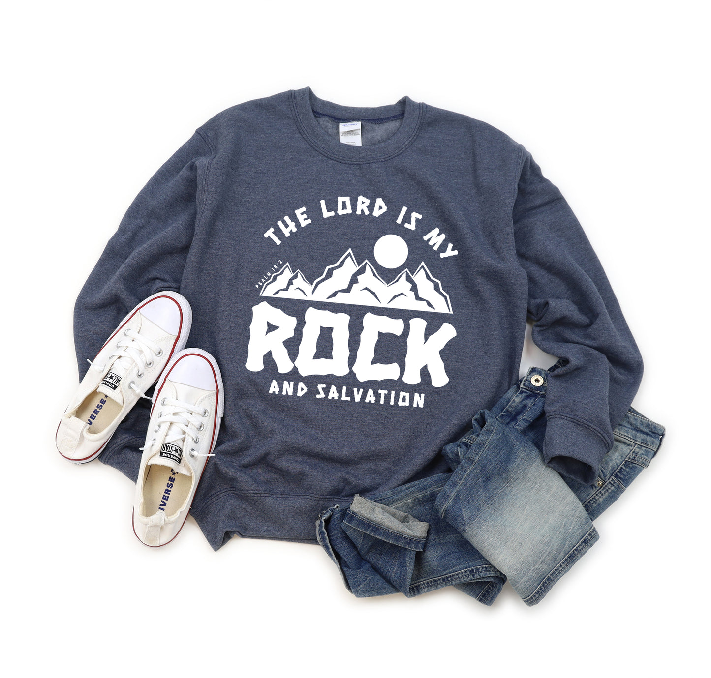 The Lord Is My Rock| Graphic Sweatshirt