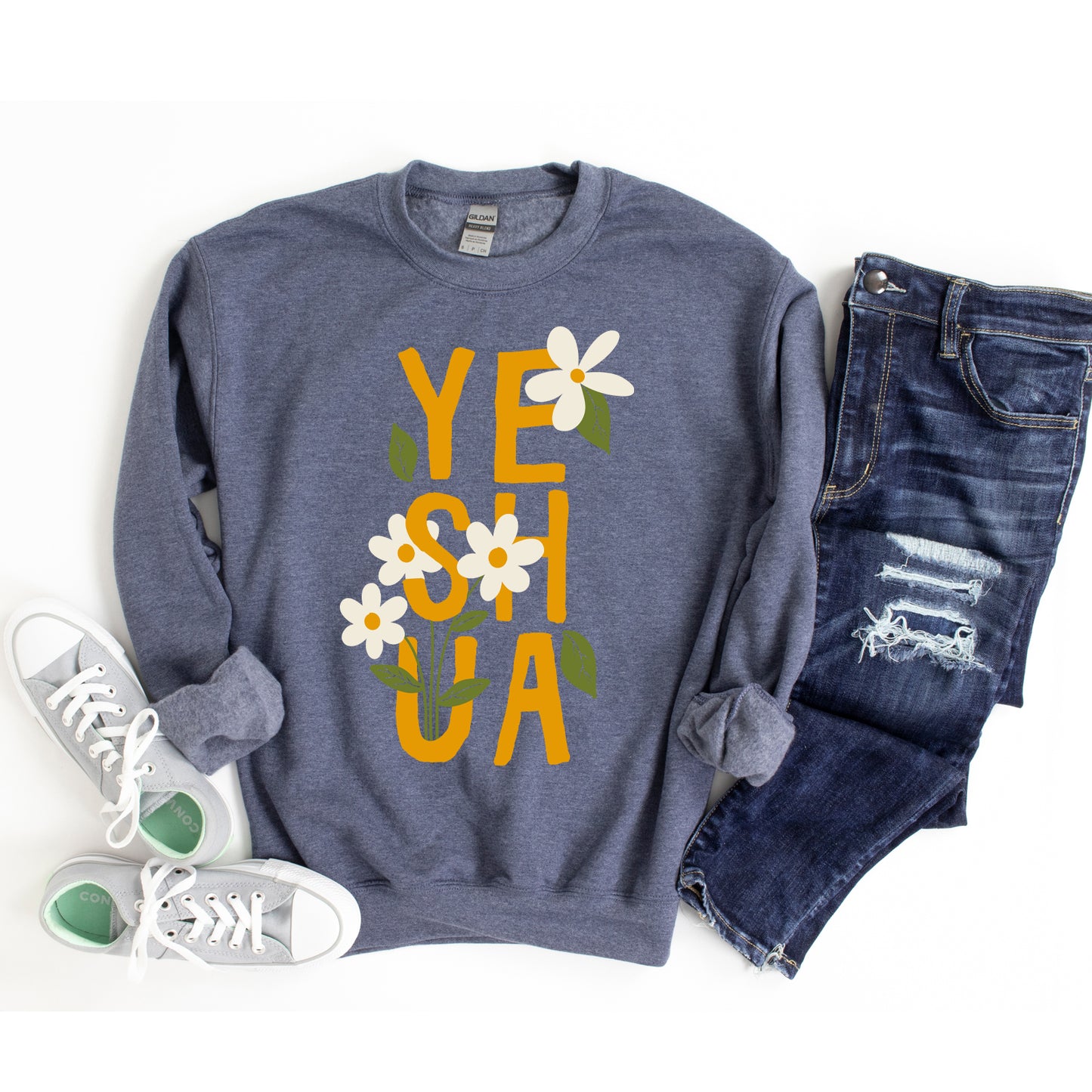 Floral Yeshua | Sweatshirt