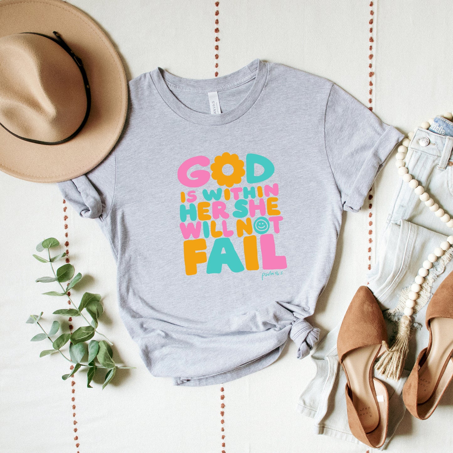 She Will Not Fail | Short Sleeve Crew Neck
