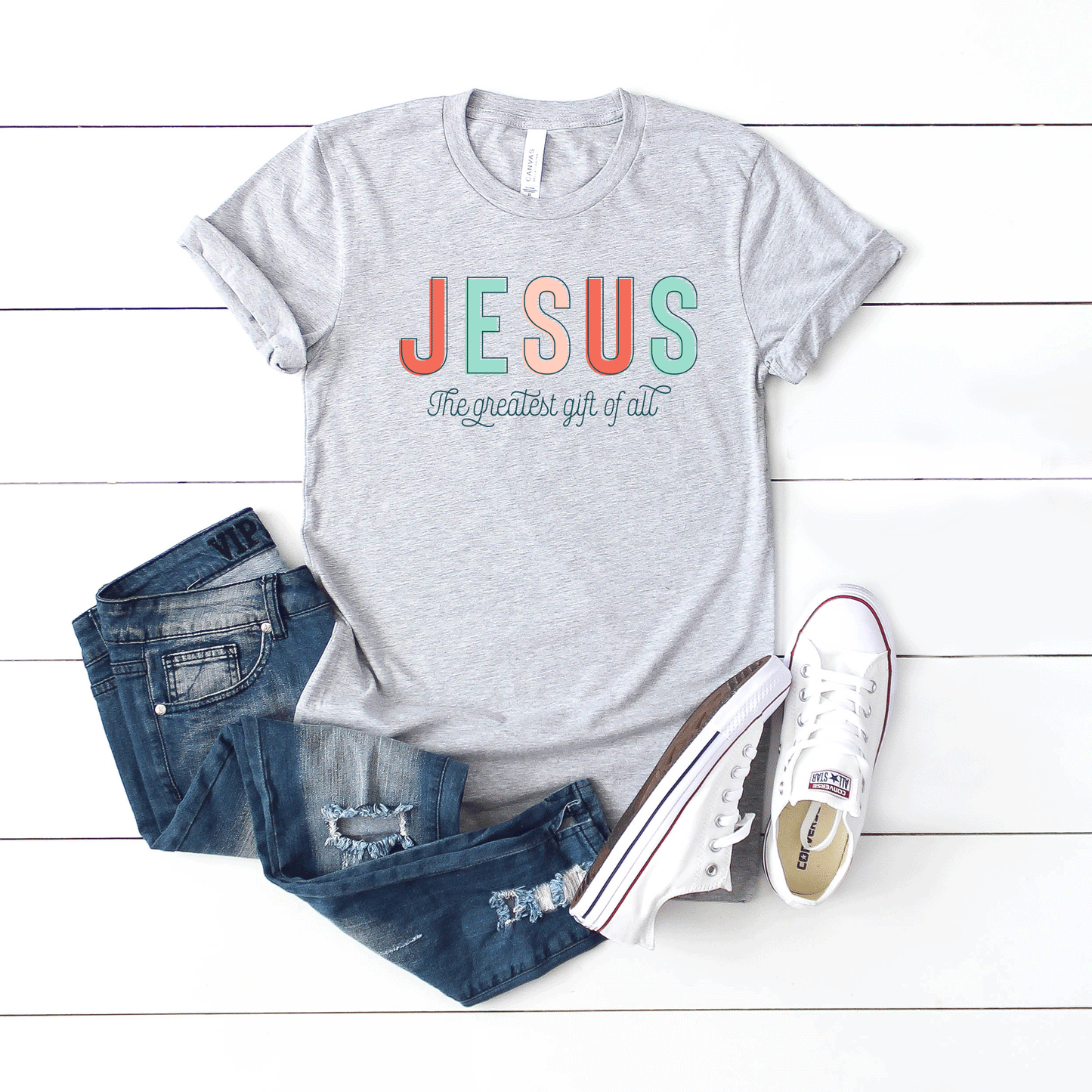 Jesus The Greatest Gift | Short Sleeve Crew Neck