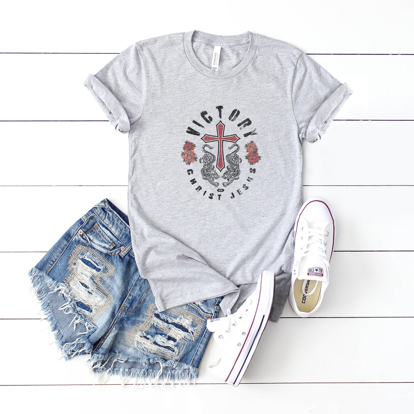 Victory Cross | Short Sleeve Crew Neck