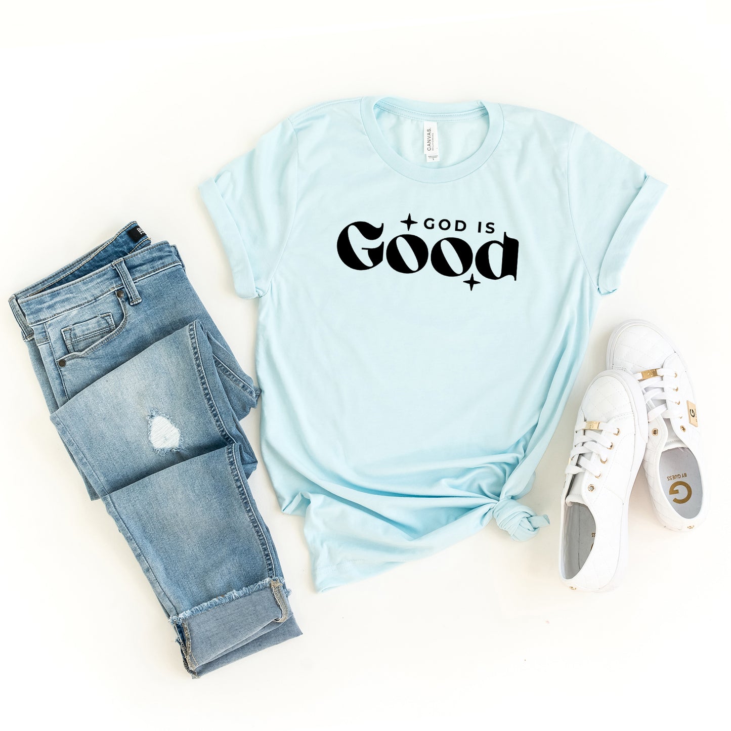 God Is Good Bold | Short Sleeve Crew Neck