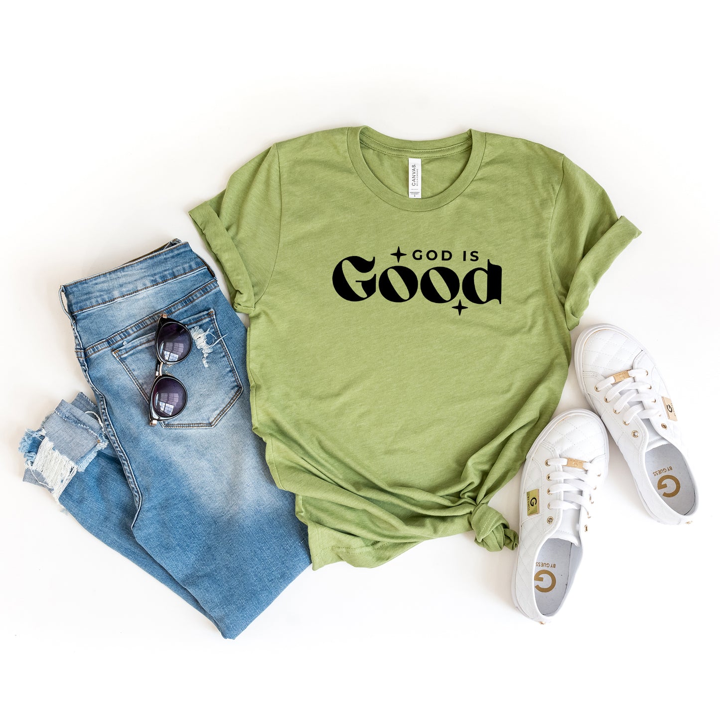 God Is Good Bold | Short Sleeve Crew Neck