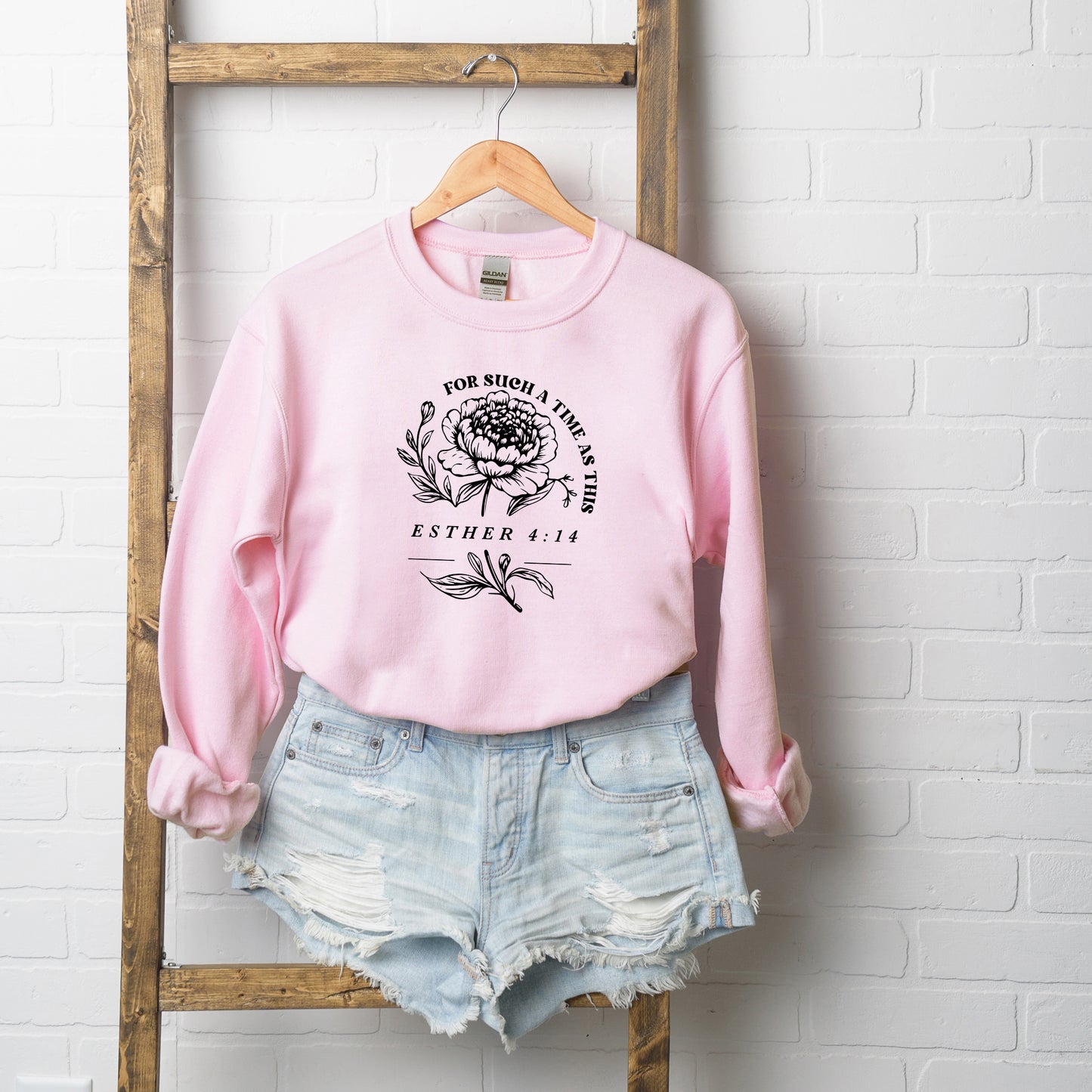 For Such A Time As This Flower| Graphic Sweatshirt