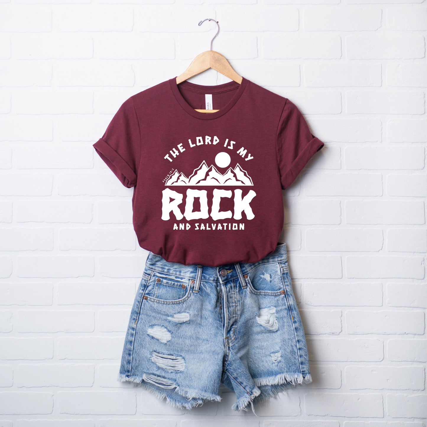 The Lord Is My Rock | Short Sleeve Crew Neck