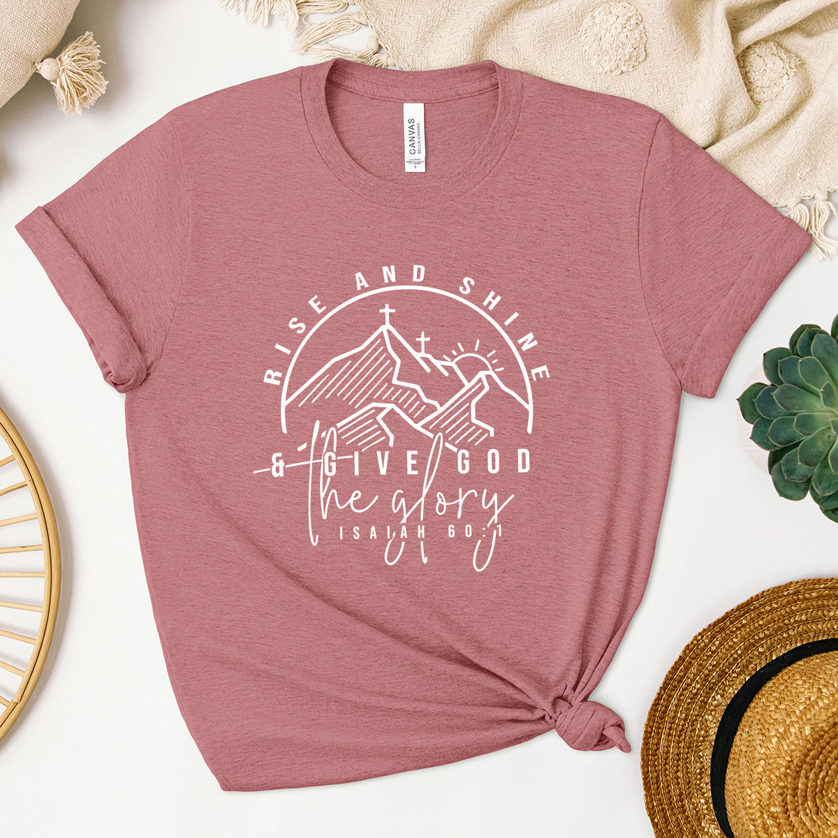Give God The Glory | Short Sleeve Crew Neck