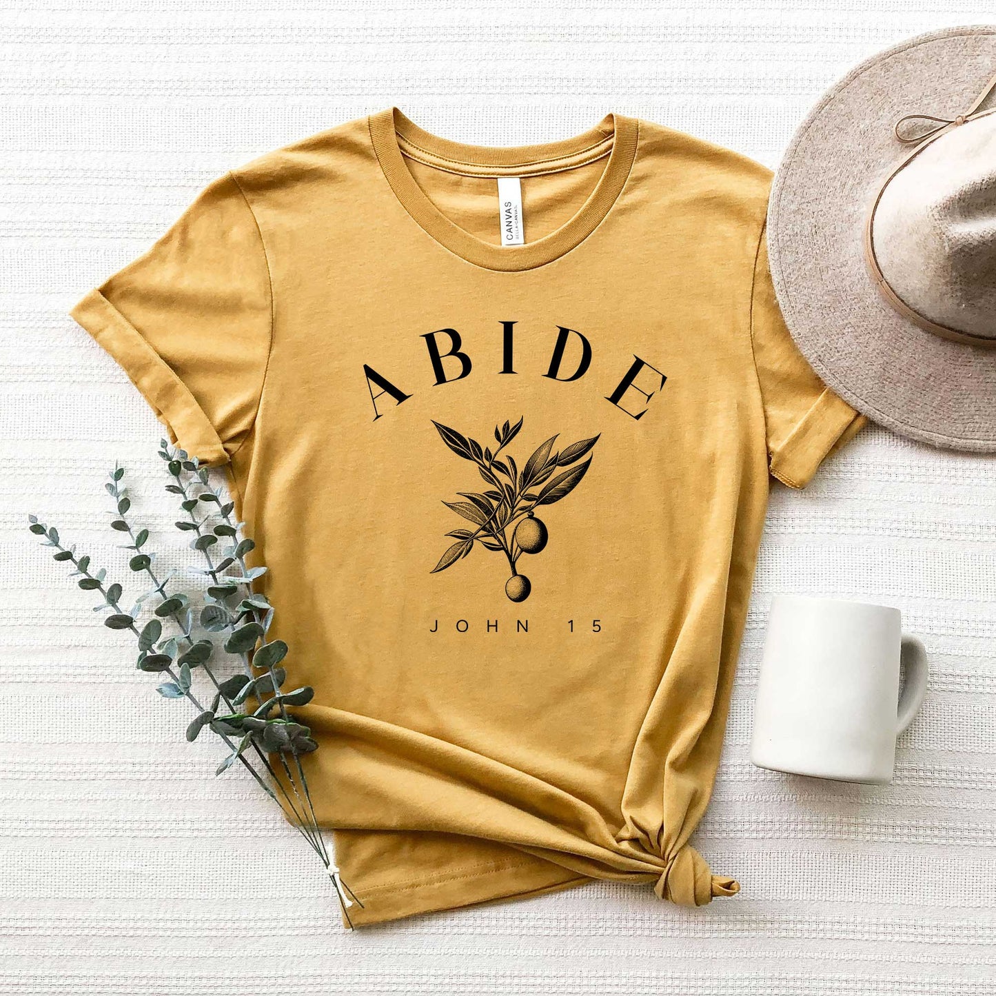 Abide Curved | Short Sleeve Crew Neck
