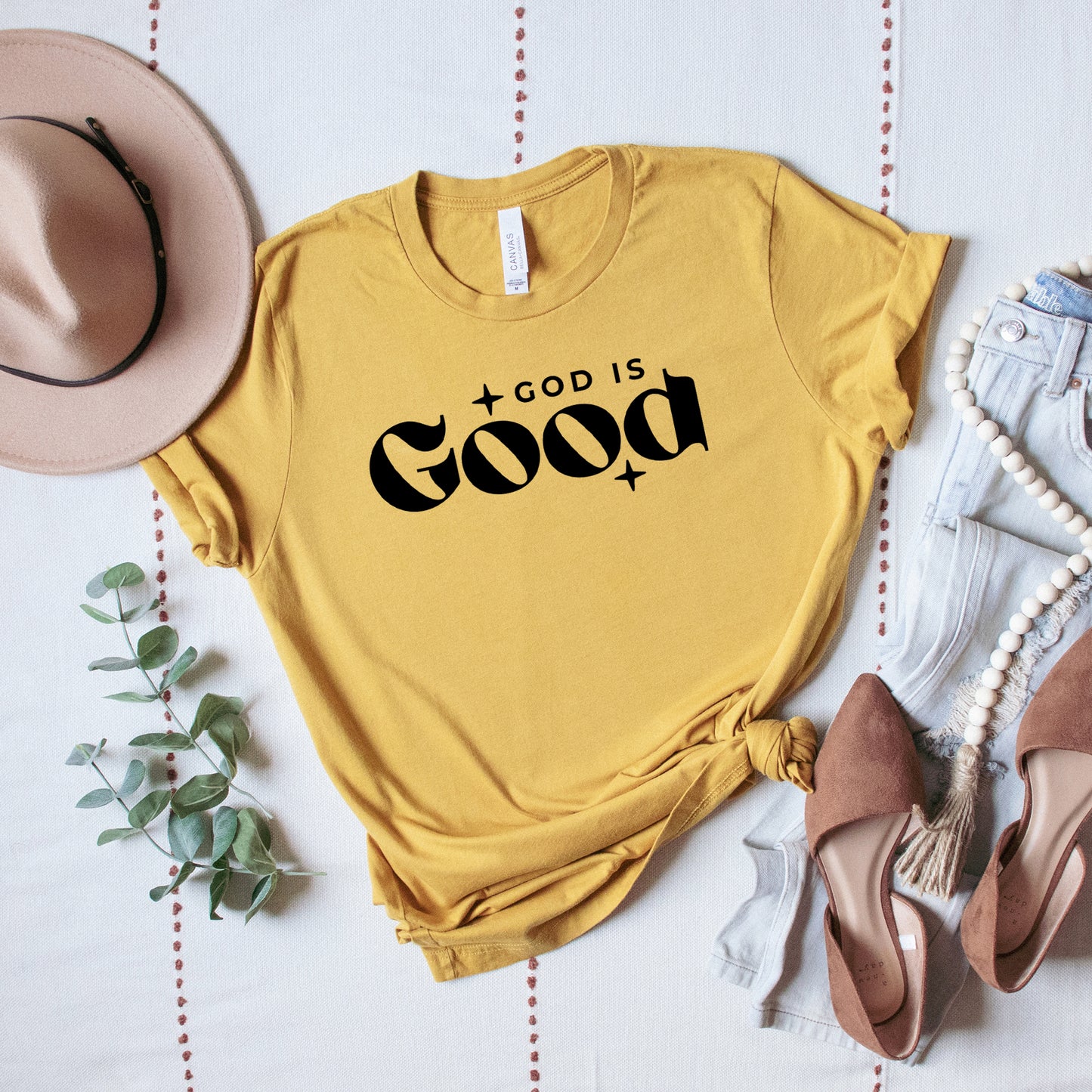 God Is Good Bold | Short Sleeve Crew Neck