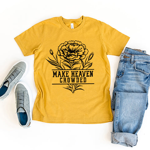 Make Heaven Crowded Flower Youth Short Sleeve Crew