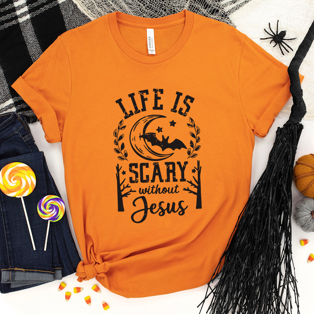 Scary Without Jesus | Short Sleeve Crew Neck